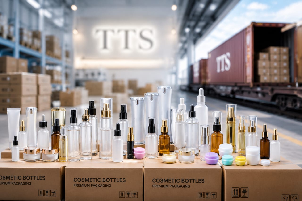 Cosmetic bottle supplier in Malaysia with ready stock skincare packaging