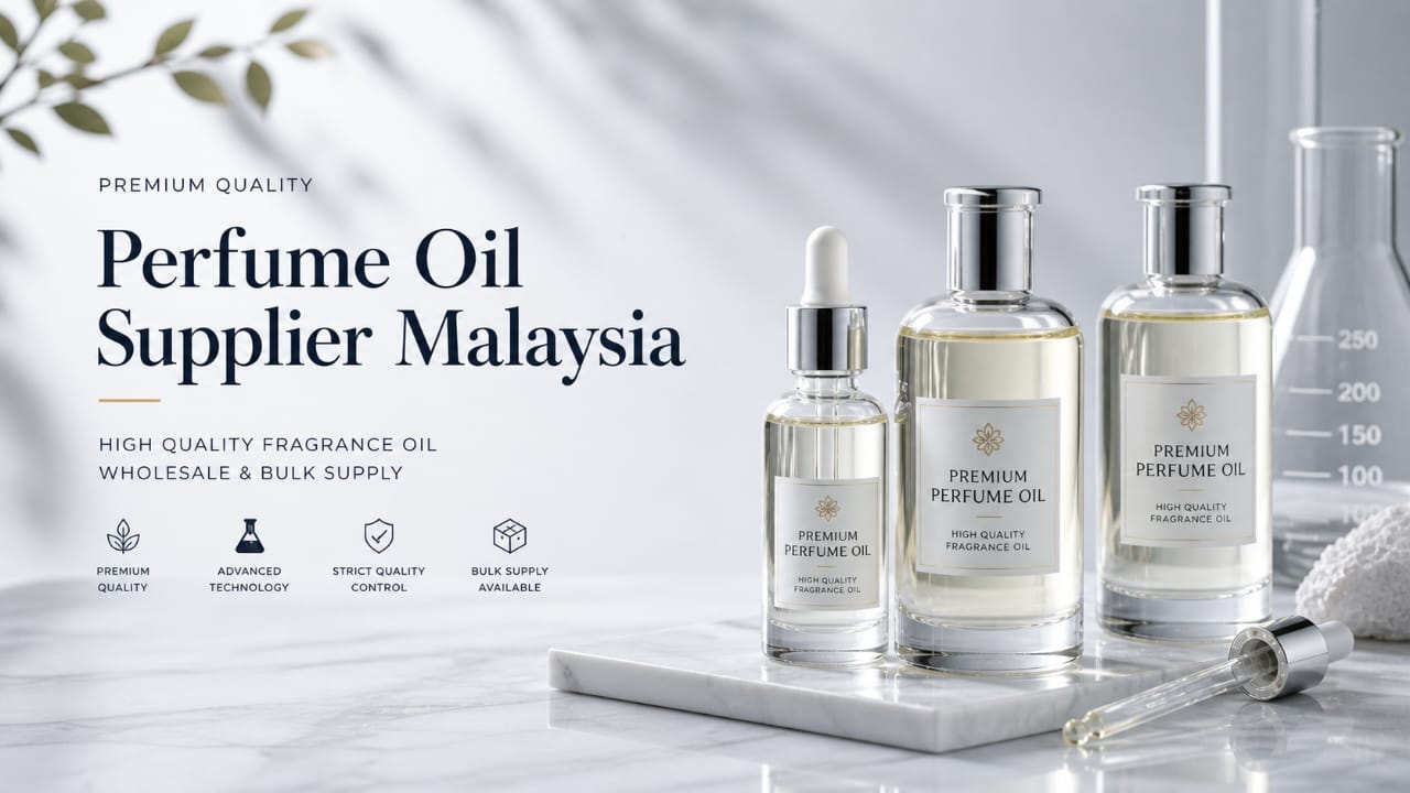 Premium perfume oil supplier in Malaysia for wholesale supply