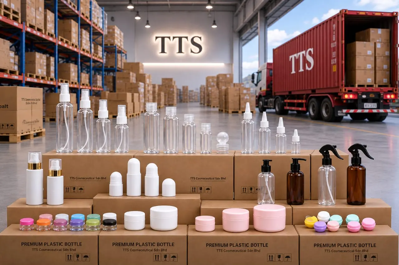plastic bottle supplier Malaysia - TTS Cosmeceutical